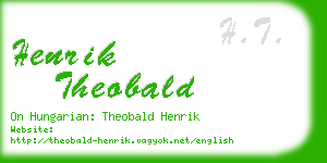 henrik theobald business card